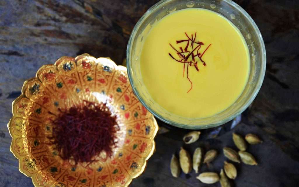 saffron milk