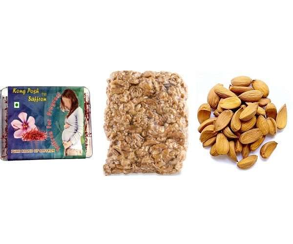 Saffron for pregnant, kashmiri mamra badam, kashmiri walnut kernals