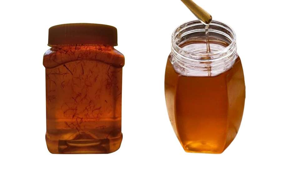 Saffron honey and kashmiri honey