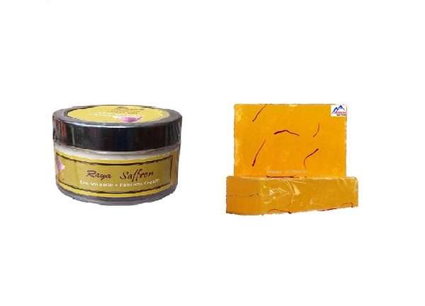 Saffron Face Cream and Kashmiri Saffron Soap