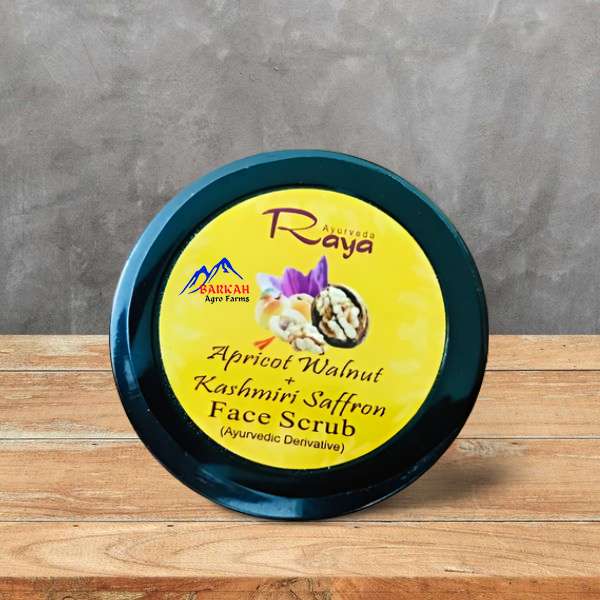 Raya Kashmiri Saffron Walnut Apricot Scrub