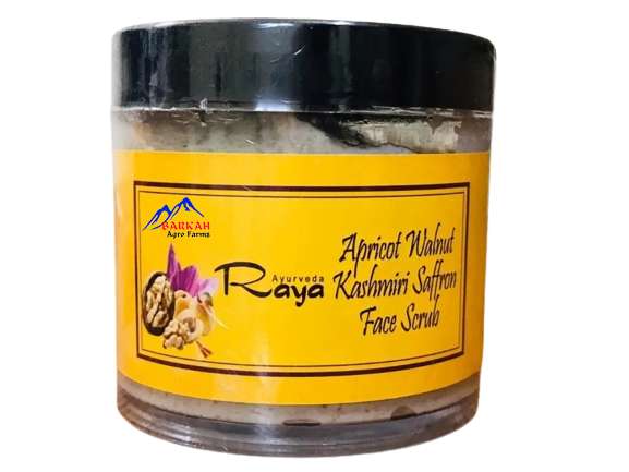 Kashmiri Saffron Walnut Apricot Scrub